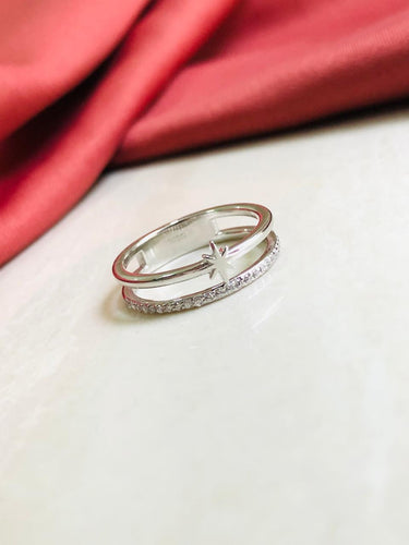 925 Silver Dual Band Ring
